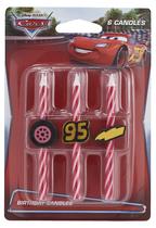Conjunto de 6 temas de ícones de velas de aniversário DeCopac Cars Conjunto de 6 temas de ícones de velas de aniversário DeCopac Cars