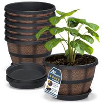 Conjunto de 6 vasos estilo barril de uísque Lifemaster 10" Conjunto de 6 vasos estilo barril de uísque Lifemaster 10"