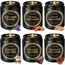 Conjunto de 6 Velas Aromáticas de Soja AOOVOO 198g Cada Conjunto de 6 Velas Aromáticas de Soja AOOVOO 198g Cada
