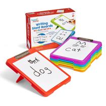 Conjunto de 6 Writing Slant Boards hand2mind Rainbow para crianças Conjunto de 6 Writing Slant Boards hand2mind Rainbow para crianças