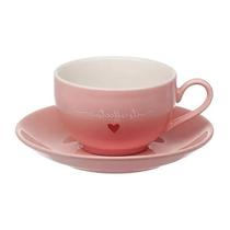 Conjunto de 6 Xícaras Rosa Lamour 160ml JGCH-044RS - Hauskraft