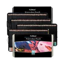 Conjunto De 632 Lápis De Cor a Óleo, Aquarela Metálica, Neon, Tons De Pele, Pastel Macaron Para