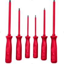 Conjunto de 6pçs Chaves de Fenda e Phillips Isolada 035.290 Gedore Conjunto de 6pçs Chaves de Fenda e Phillips Isolada 035.290 Gedore