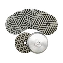 Conjunto de 7 almofadas de polimento de diamante SHDIATOOL 100mm com suporte Conjunto de 7 almofadas de polimento de diamante SHDIATOOL 100mm com suporte