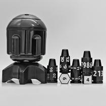 Conjunto de 7 dados de bala poliédrica de metal com recipiente de cilindro giratório em forma de míssil - recipiente de dados em forma de torpedo estilo Cyberpunk de 2025 para jogos de mesa com temas de ficção científica, guerra ou crime de D&D (preto) Conjunto de 7 dados de bala poliédrica de metal com recipiente de cilindro giratório em forma de míssil - recipiente de dados em forma de torpedo estilo Cyberpunk de 2025 para jogos de mesa com temas de ficção científica, guerra ou crime de D&D (preto)