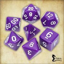 Conjunto de 7 dados- Púrpura - RPG Conjunto de 7 dados- Púrpura - RPG