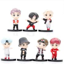 Conjunto de 7 Figuras de Ação Bangtan Boys (BTS) - RM, Jin, Suga, J-Hope, Jimin, V e Jungkook