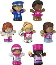 Conjunto de 7 figuras de Barbie para crianças e pré-escola, versátil e divertido - Fisher-Price