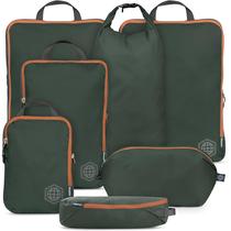 Conjunto de 7 peças de cubos de embalagem de compressão TRIPPED Travel Gear