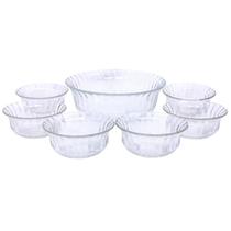 Conjunto De 7 Peças Tigelas Para Sobremesa Salada Frutas Lanche - Kimglass - Cascavel