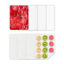 Conjunto de 8 bandejas de silicone para desidratador de alimentos Cercker 32 x 25 cm Conjunto de 8 bandejas de silicone para desidratador de alimentos Cercker 32 x 25 cm