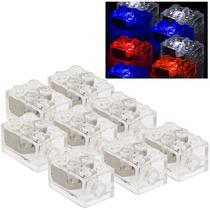Conjunto de 8 blocos de construção Light Up Building Blocks