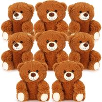 Conjunto de 8 brinquedos de pelúcia Stuffed Animal Bear Jenaai de 10 polegadas Conjunto de 8 brinquedos de pelúcia Stuffed Animal Bear Jenaai de 10 polegadas
