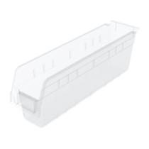Conjunto de 8 Caixas Organizadoras Akro-Mils 46x10x15 cm Transparente Conjunto de 8 Caixas Organizadoras Akro-Mils 46x10x15 cm Transparente