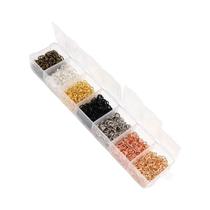 Conjunto De 8 Cores De Argolas Abertas 3-10mm Para Criação De Joias DIY, Conectores De Elo