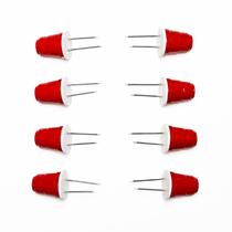 Conjunto de 8 Corn Holders Outset Red Party Cup Design Conjunto de 8 Corn Holders Outset Red Party Cup Design