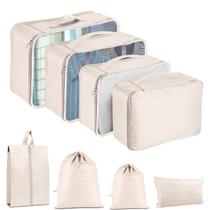 Conjunto de 8 Cubos de Embalagem YEEYAA para Organização de Bagagem de Viagem