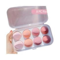 Conjunto De 8 Esponjas De Maquiagem Hidrofílicas Não-Látex, Esponja De Beleza De Dupla Função Conjunto De 8 Esponjas De Maquiagem Hidrofílicas Não-Látex, Esponja De Beleza De Dupla Função