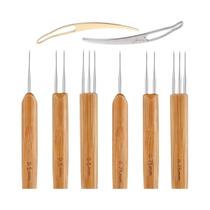 Conjunto De 8 Ferramentas De Crochê Para Dreadlocks Para Trançar Cabelo E Fazer Perucas Conjunto De 8 Ferramentas De Crochê Para Dreadlocks Para Trançar Cabelo E Fazer Perucas
