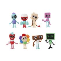 Conjunto de 8 Figuras de Anime em PVC, Modelo de Coleção, Brinquedos de Bonecas Fofas