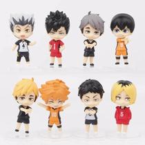 Conjunto de 8 Figuras Haikyuu Junior (7,5cm) - Hinata, Sugawara e Outros - Q Version Conjunto de 8 Figuras Haikyuu Junior (7,5cm) - Hinata, Sugawara e Outros - Q Version