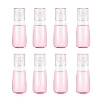 Conjunto de 8 Frascos Spray Recarregáveis Doromy 60ml Rosa