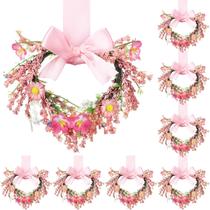 Conjunto de 8 Grinaldas Thiccywoov (15cm) - Mini Rosas - Dia dos Namorados