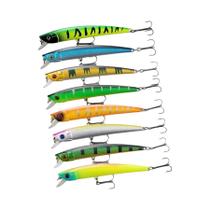 Conjunto De 8 Iscas De Pesca Jerkbait Minnow Crankbait Para Pesca De Pike E Carpa, Kit De Iscas