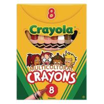 Conjunto de 8 lápis de cor multiculturais Crayola