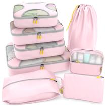 Conjunto de 8 Packing Cubes Shacke para Organização Leve de Viagens