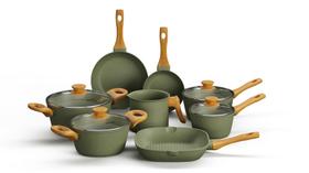 Conjunto de 8 Panelas Style Cook Esmeralda - Mimo Style