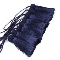 Conjunto de 8 peças de borlas coloridas da BEL AVENIR Navy, 27 cm