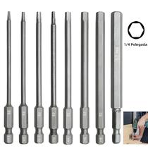 Conjunto De 8 Peças De Chave Allen Hexagonal De 100mm Para Furadeira, Soquete De Chave De Fenda