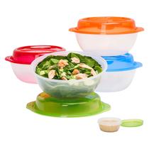 Conjunto de 8 peças para recipientes para salada Bentgo Easyboxes