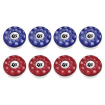 Conjunto de 8 Pucks de Shuffleboard TORPSPORTS 58mm Azul e Vermelho