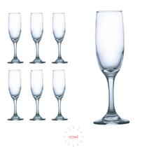 Conjunto de 8 Taças 177ml de Champagne Alta Qualidade Vidro Conjunto de 8 Taças 177ml de Champagne Alta Qualidade Vidro