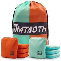 Conjunto de 8 tamanhos reguláveis Cornhole Bags Timtaoth de dupla face