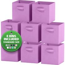 Conjunto de 8 tecidos dobráveis Storage Cube Bins Royexe