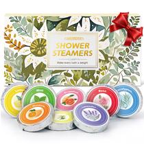 Conjunto de 8 Vaporizadores de Banho GASREKV com Aromaterapia e Óleos Essenciais