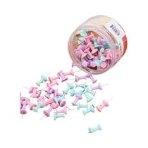 Conjunto De 80 Alfinetes De Macaron Para Quadros De Avisos, Mapas, Pôsteres E Projetos De Artesanato Conjunto De 80 Alfinetes De Macaron Para Quadros De Avisos, Mapas, Pôsteres E Projetos De Artesanato