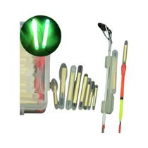 Conjunto De 80 Flutuadores De Pesca Que Brilham No Escuro De Alta Luminosidade, Material PE Durável