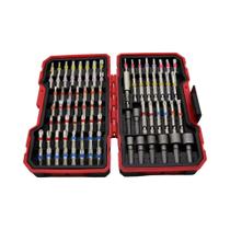 Conjunto De 83 Peças De Bits Magnéticos Coloridos Para Chave De Fenda, Conjunto De Bits De Aço Para