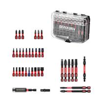 Conjunto De 83 Peças De Bits Magnéticos De Impacto Em Aço S2 PH, Fenda, Torx, Hexagonal E Adaptador