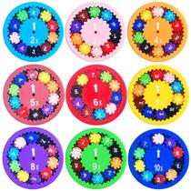 Conjunto de 9 Fidget Spinners Educacionais de Matemática ZBGDSWH em Plástico ABS Conjunto de 9 Fidget Spinners Educacionais de Matemática ZBGDSWH em Plástico ABS
