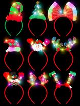 Conjunto de 9 peças de bandanas HOVACY Christmas LED Light Up