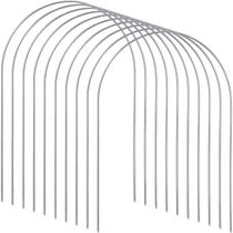 Conjunto de 9 postigos de croquete Deekin, aço, galvanizado, 23 cm