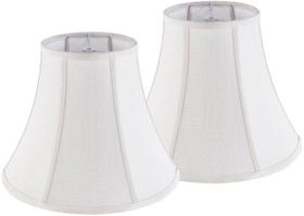 Conjunto de abajures JERHOUS Creme White Bell 17x33x25cm (pacote com 2)