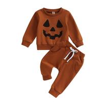 Conjunto de abóbora LIOMENGZI com roupa de Halloween para bebês Conjunto de abóbora LIOMENGZI com roupa de Halloween para bebês