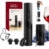 Conjunto de abridor de garrafas de vinho elétrico CIRCLE JOY Recarregável