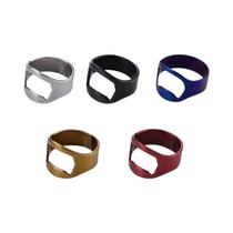 Conjunto De Abridores De Garrafa Em Aço Inoxidável Com Anel Para Dedo 5 Peças Ferramentas Para